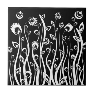 Carreau En Céramique Fleurs d'imaginaire