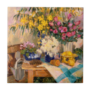 Carreau En Céramique Fleurs fraîches II