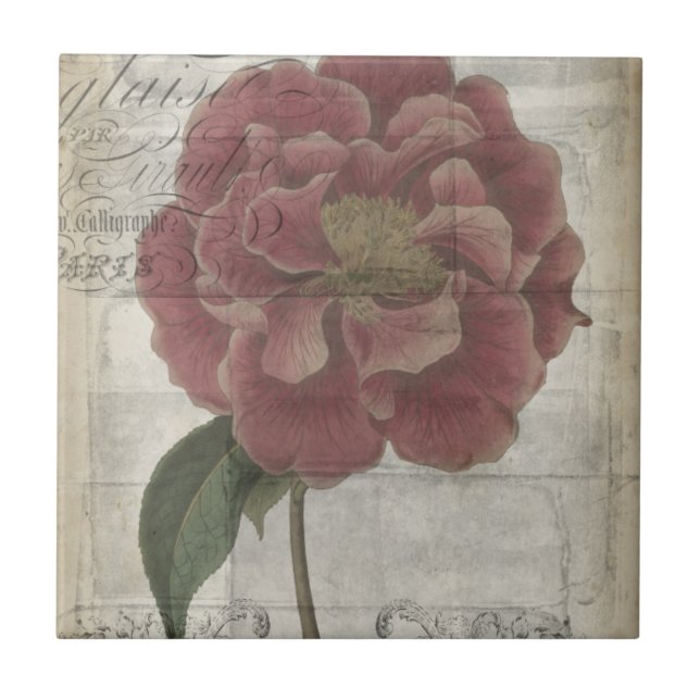 Carreau En Céramique Floral français III (Devant)