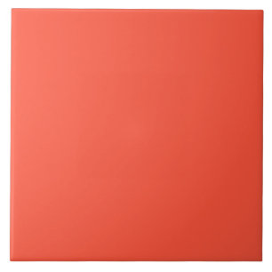 Carreau En Céramique Fluorescent Orange Apricot Neon Personnalisé