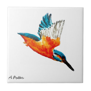 Carreau En Céramique Flying kingfisher