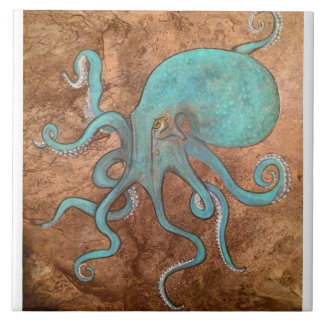 Carreau En Céramique Fond arrière de tuile d'octopus
