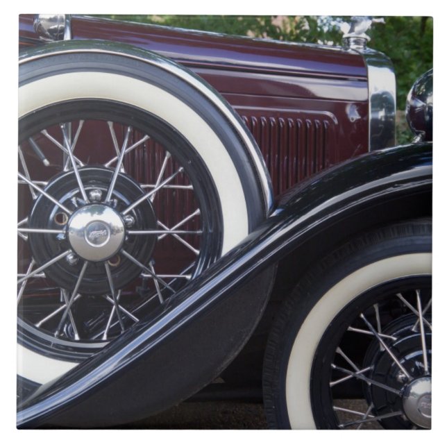 Carreau En Céramique Ford 1930 une voiture classique (Devant)