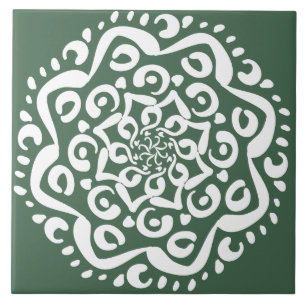 Carreau En Céramique Forest Mandala