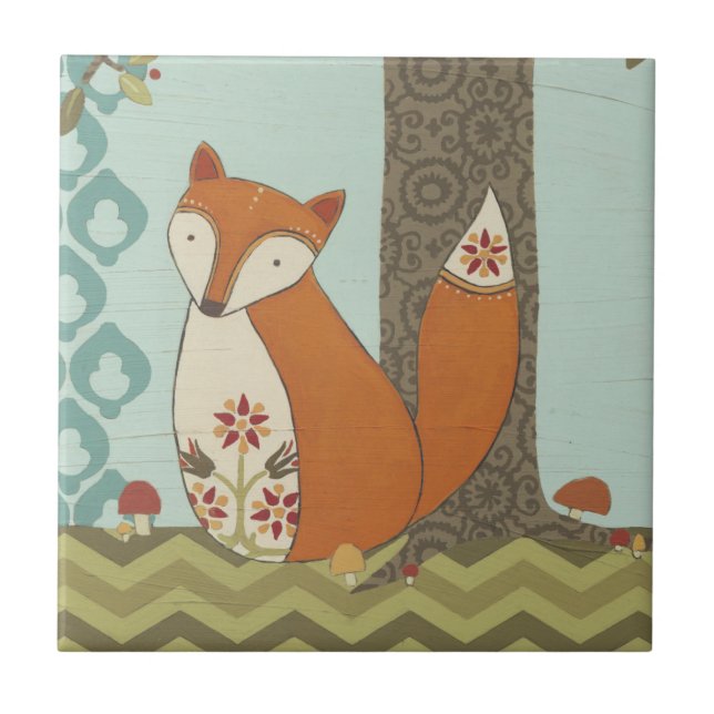 Carreau En Céramique Forêt Whimsy IV (Devant)