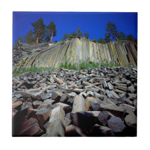 Carreau En Céramique Formations basaltiques du Postpile de Devils