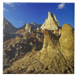 Carreau En Céramique Formations des Badlands au Dinosaur Provincial Par