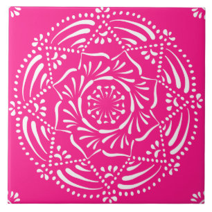 Carreau En Céramique Foxglove Mandala