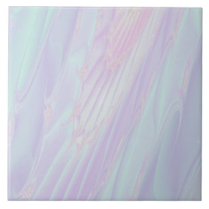 Carreau En Céramique Fractale en pastel de motif - la mer Shell