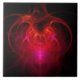 Carreau En Céramique Fractale - Science - Le réseau de neurones