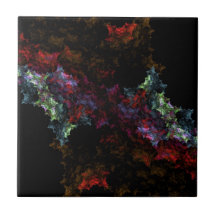 Fractales noires et rouges