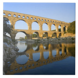 Carreau En Céramique France, Avignon. L'aqueduc romain Pont du Gard