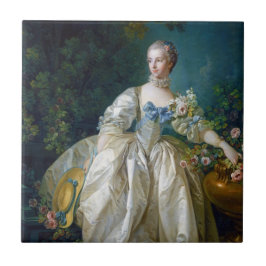 Carreau En Céramique FRANCOIS BOUCHER - art de portrait de MADAME