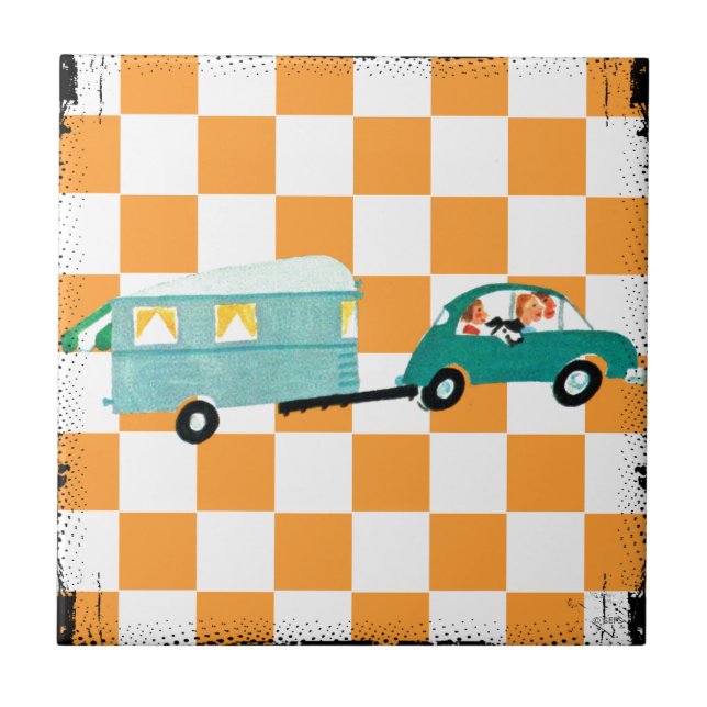 Carreau En Céramique Frapper la route ouverte 1 (Devant)