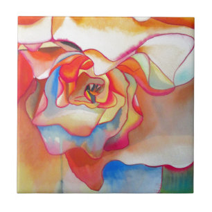 Carreau En Céramique Fred martin begonia aquarelle