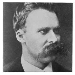 Carreau En Céramique Friedrich Wilhelm Nietzsche (1844-1900) 1873 (b/w