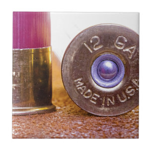 Carreau En Céramique Fusil de chasse Shell