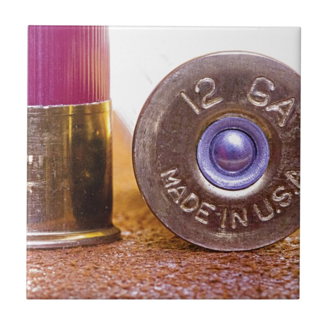 Carreau En Céramique Fusil de chasse Shell (Devant)
