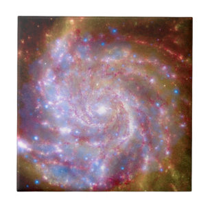 Carreau En Céramique Galaxie spirale Messier 101 - Photo du télescope H