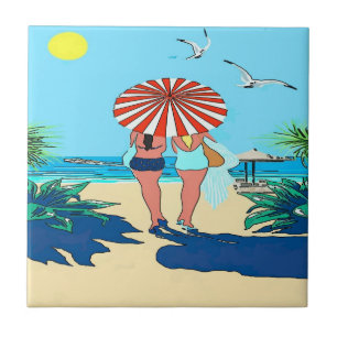 Carreau En Céramique Galles sur la plage
