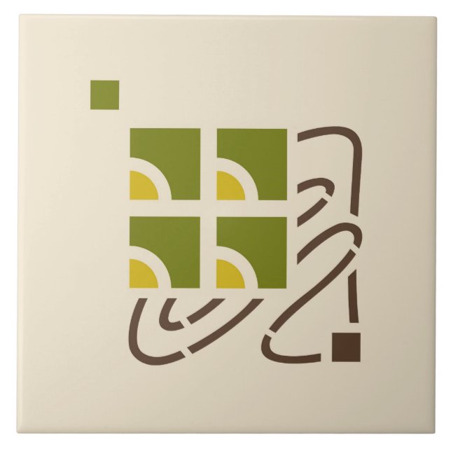 Carreau En Céramique "Gaulthérie " adoptive de Hélène (Devant)