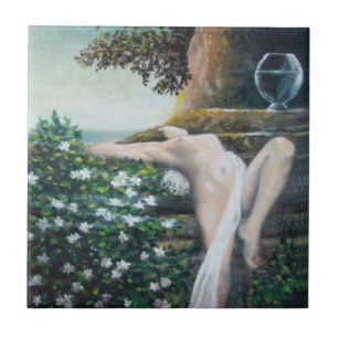 CARREAU EN CÉRAMIQUE GEA, MYRTLE ET EAU