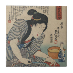 Carreau En Céramique Geisha