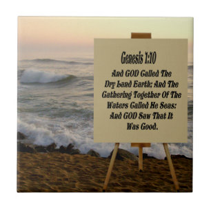 CARREAU EN CÉRAMIQUE GENÈSE - TUILE