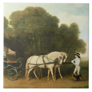 Carreau En Céramique George Stubbs un phaéton avec une paire de Pon