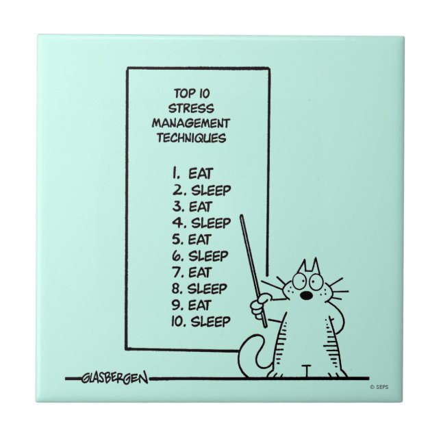 Carreau En Céramique Gestion du temps (Devant)