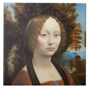 Carreau En Céramique Ginevra de'Benci, C. 1474 - 78