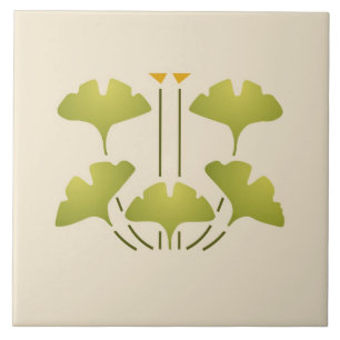 Carreau En Céramique "Ginkgo " adoptif de Hélène