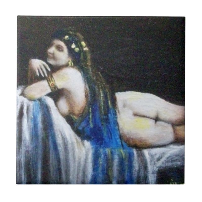 CARREAU EN CÉRAMIQUE GIPSY BLUE (Devant)