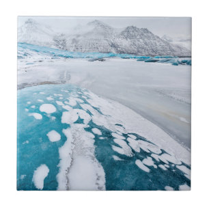 Carreau En Céramique Glace de glacier gelée, Islande