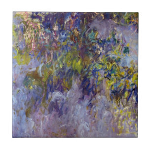 Carreau En Céramique Glycines (moitié gauche) de Claude Monet