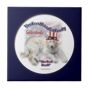 Carreau En Céramique Goldendoodle Humour politique