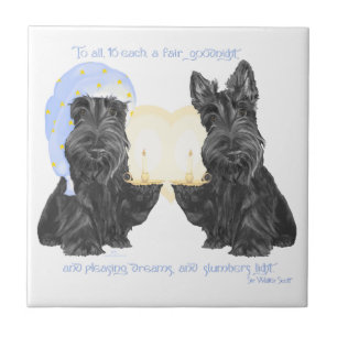 Carreau En Céramique Goodnight Scotties