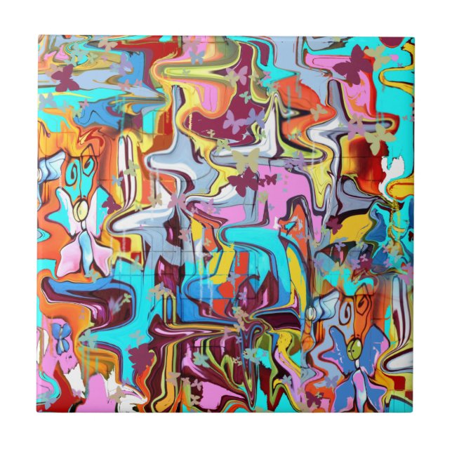 Carreau En Céramique Graffiti (Devant)