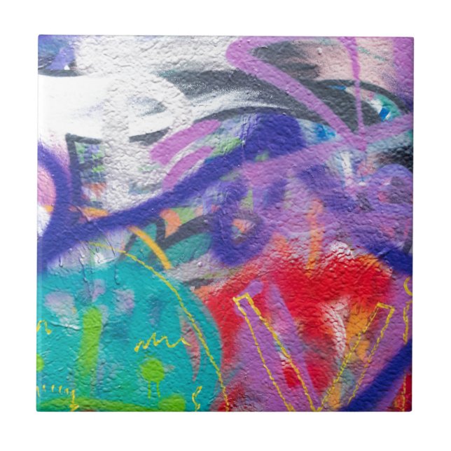 Carreau En Céramique Graffiti fou (Devant)