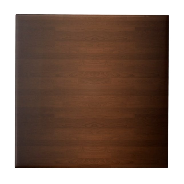 Carreau En Céramique Grain en bois dur très foncé de plancher (Devant)