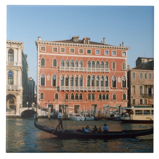 Carreau En Céramique Grand Canal, Venise, Vénétie, Italie (Devant)