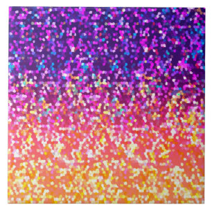 Carreau En Céramique Graphique de Parties scintillant de mosaïque