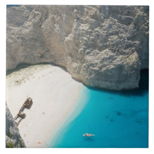Carreau En Céramique GRÈCE, Îles ioniennes, ZAKYNTHOS, ÉPAVE
