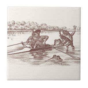 Carreau En Céramique Grenouilles de Sculling