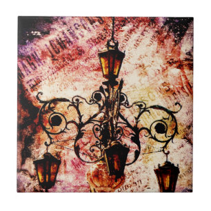 Carreau En Céramique Grunge rose clair Plaza