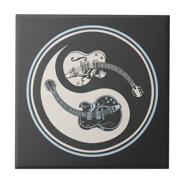 Carreau En Céramique Guitare électrique Yang (Devant)