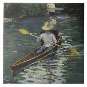 Carreau En Céramique Gustave Caillebotte - Canot sur l'Yerres