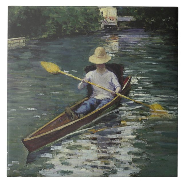 Carreau En Céramique Gustave Caillebotte - Canot sur l'Yerres (Devant)