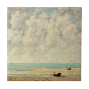 Carreau En Céramique Gustave Courbet la mer calme