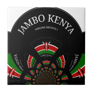 Carreau En Céramique Hakuna Matata Jambo Kenya